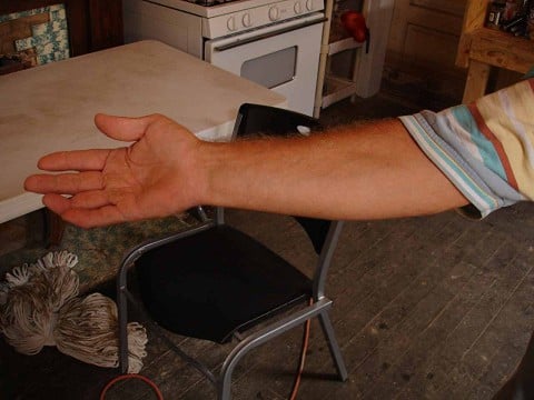 Learning the posture of a giver