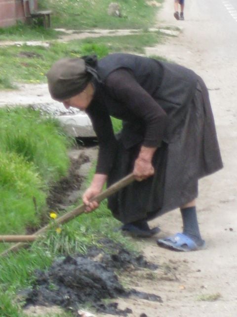 One day in a Romanian village