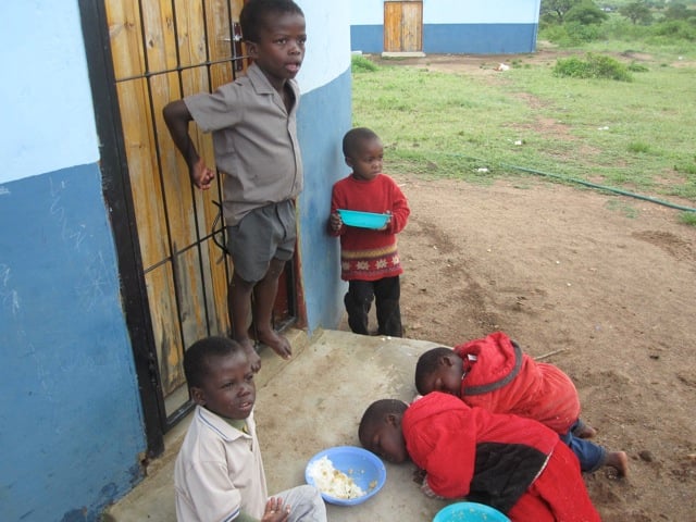 No pillow for their heads